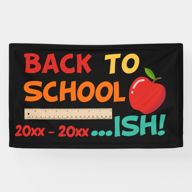 funny Back to School...ish! 2025-2026 Banner (Horizontal)