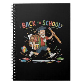 Funny Back to School Senior Student Notebook