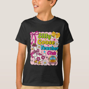 Funny Back To School Silly Goose Teacher Club Humo T-Shirt