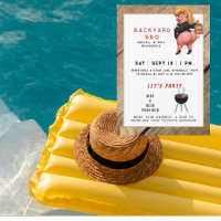 Funny Backyard BBq & Pool Party