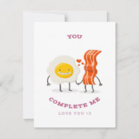 Funny Bacon Egg Complete | Best Gift For Student  