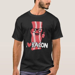 Funny Bacon Gift For Kids Boys Girls Cool Geeky I  T-Shirt