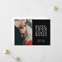 Funny Bad Dance Moves Photo Wedding Save the Date