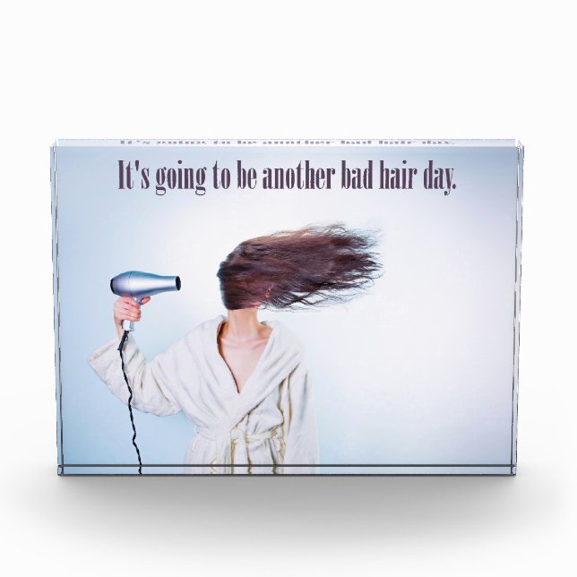 Funny Bad Hair Day photo block (Front)