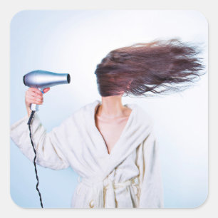 Funny Bad Hair Day stickers