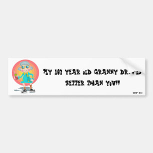 Funny Bad Parking Note Bumper Sticker