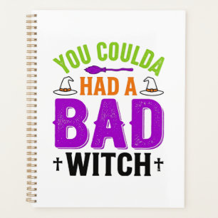 Funny Bad Witch Halloween Quote Vector Design_1 Planner