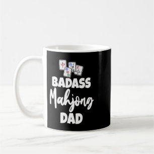 Funny Badass Mohjong Dad Tee Shirts Women Game Lov Coffee Mug
