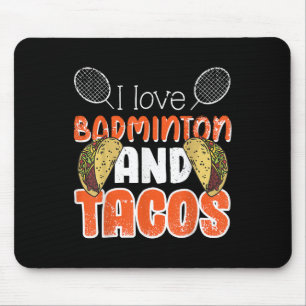 Funny Badminton Gift Idea For Badminton Player  Mouse Pad