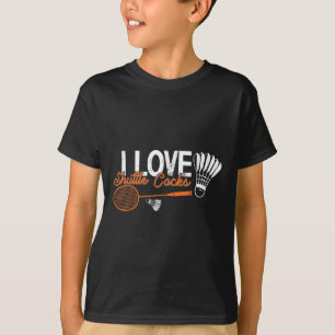 Funny Badminton Humour Smash Shuttle Birdie Sport  T-Shirt