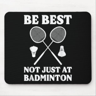 Funny Badminton Player Badminton Commentator  Mouse Pad