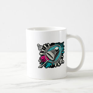 Funny Badminton Player Love Shuttle Design 17 Coffee Mug