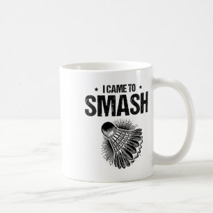Funny Badminton Player Love Shuttle Design 24 Coffee Mug