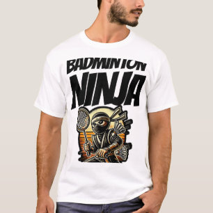 Funny Badminton Player Love Shuttle Design 26 T-Shirt