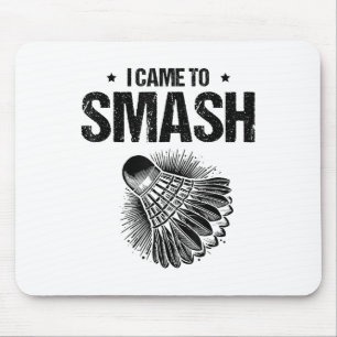 Funny Badminton Player Love Shuttle Design 5  Mouse Pad