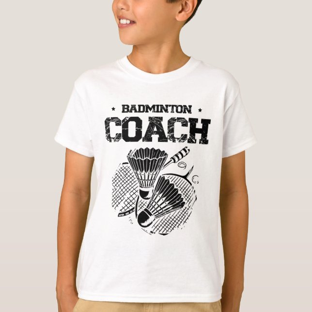Funny Badminton Player Love Shuttle Design 5  T-Shirt (Front)