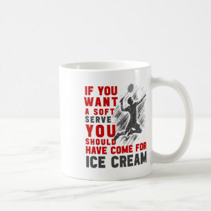 Funny Badminton Shirt Men Women Badminton Player 4 Coffee Mug