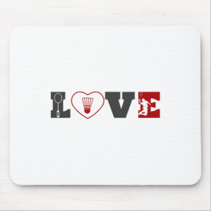 Funny Badminton Shirt Women Badminton Player 1 Mouse Pad