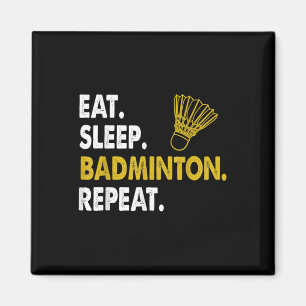 Funny Badminton Shuttle Novelty Tee Magnet