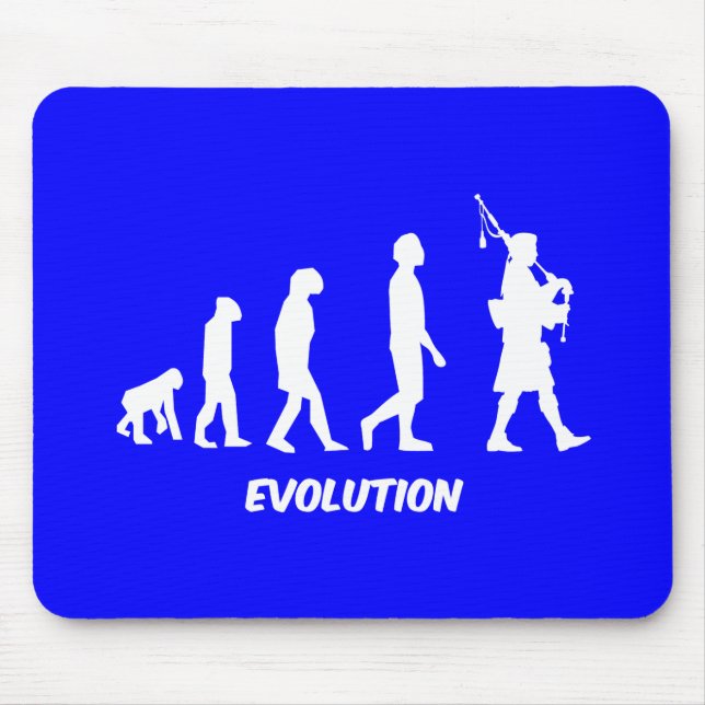 Funny bagpipes mouse pad (Front)