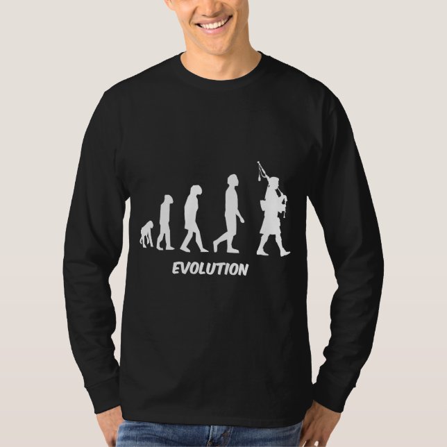 Funny bagpipes T-Shirt (Front)