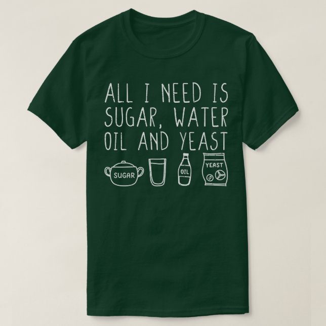 Funny Baker Bread Baker Bread Bread Baking   T-Shirt (Design Front)