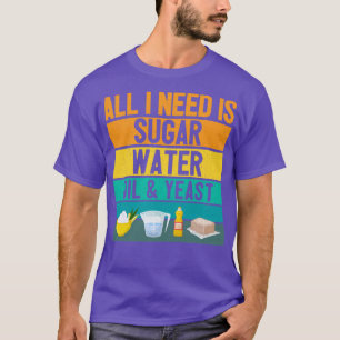 Funny Baker Bread Baking Bread Baker Retro T-Shirt