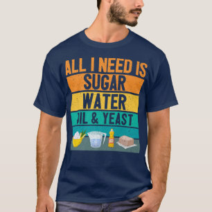 Funny Baker Bread Baking Bread Baker Retro T-Shirt