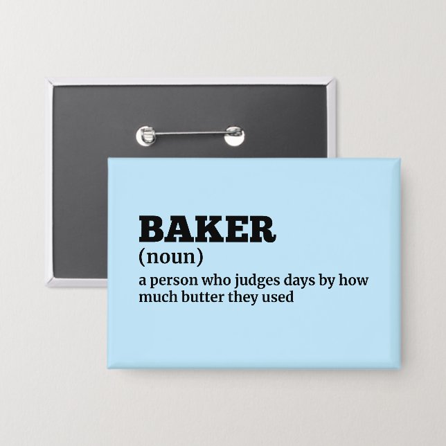 Funny Bakery Worker Definition (Front/Back)