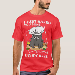 Funny Baking Black Cat T T-Shirt