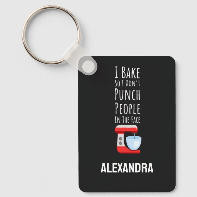 Funny Baking Keychain (Front)