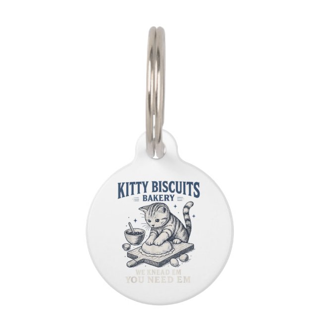 Funny Baking  Pet Tag (Front)