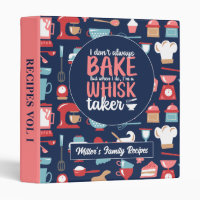 Funny Baking Pun Whisk Taker Retro Bakery Pattern