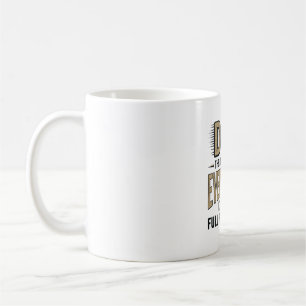 Funny Bald Dad Vintage Typography Shirt Design_1 Coffee Mug