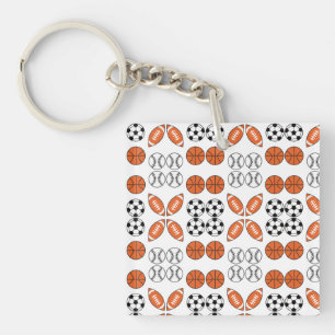 Funny Ball Pattern Keychain
