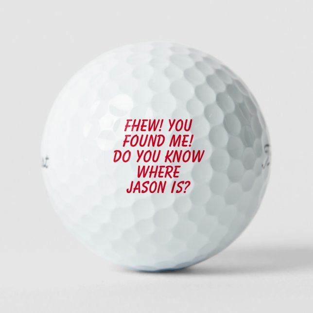 Funny balle de golf perdue (Recto)