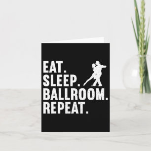 Funny Ballroom Design For Men Women Dance Ballroom Card