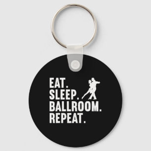 Funny Ballroom Design For Men Women Dance Ballroom Keychain