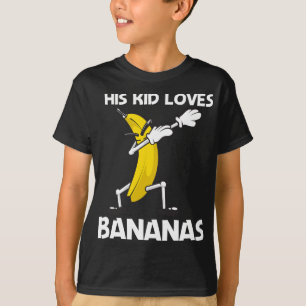 Funny Banana Art For Kids Boys Berry Fruit Smoothi T-Shirt