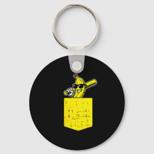 Funny Banana Cket Fruit Men Boys Kids Women Lover Keychain