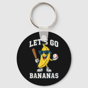 Funny Banana Fruit Lover Bananas Last Name Persona Keychain
