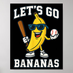 Funny Banana Fruit Lover Bananas Last Name Persona Poster