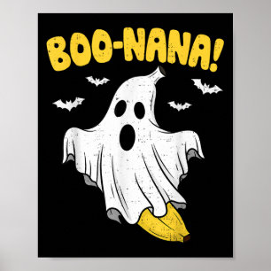 Funny Banana Ghost Boo Pun Halloween Costume Men W Poster