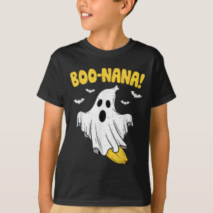 Funny Banana Ghost Boo Pun Halloween Costume Men W T-Shirt
