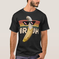 Funny Banana Meme Retro– Bruh Sunglasses Design