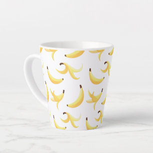 Funny Banana Party custom kit modern and editable Latte Mug