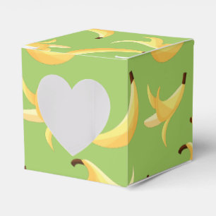 Funny Banana Pun Party pattern colourful - editabl Favor Box