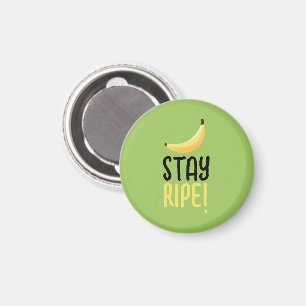 Funny Banana Pun Party pattern colourful - editabl Magnet