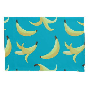 Funny Banana Pun Party pattern colourful - editabl Pillowcase