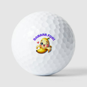 Funny Banana Winking Design for Fun and Playful Gi Golf Balls